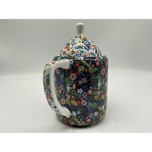 Gracie Stechcol Mad Hatter Design TEAPOT Bone China Made in England Collectible - Picture 11 of 16